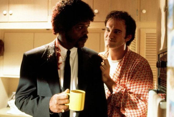 Pulp Fiction: Historky z podsvětí - Z filmu - Samuel L. Jackson, Quentin Tarantino