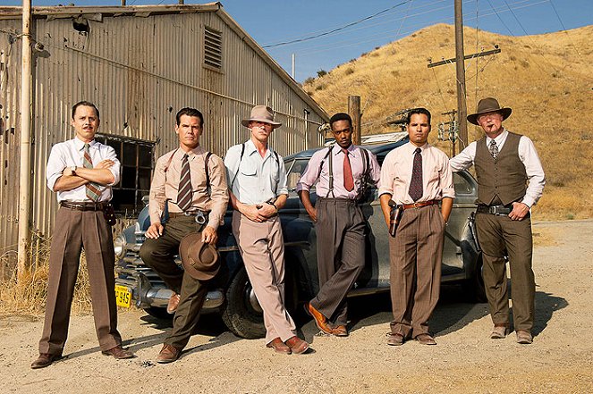Gangster Squad - Van film - Giovanni Ribisi, Josh Brolin, Ryan Gosling, Anthony Mackie, Michael Peña, Robert Patrick