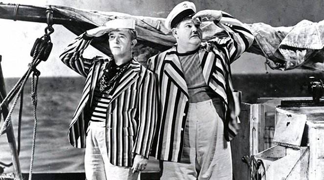 Stan és Pan, a tengeri kalózok - Filmfotók - Stan Laurel, Oliver Hardy