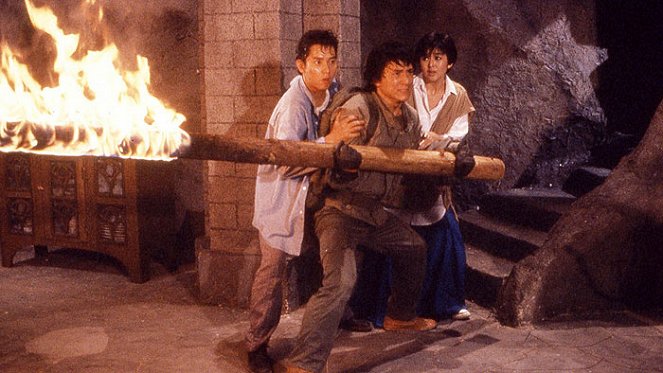 La armadura de Dios - De la película - Alan Tam, Jackie Chan, Rosamund Kwan