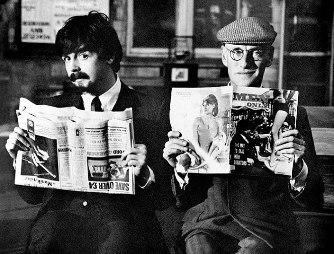 The Beatles - A Hard Day's Night - Filmfotos - Paul McCartney, Wilfrid Brambell