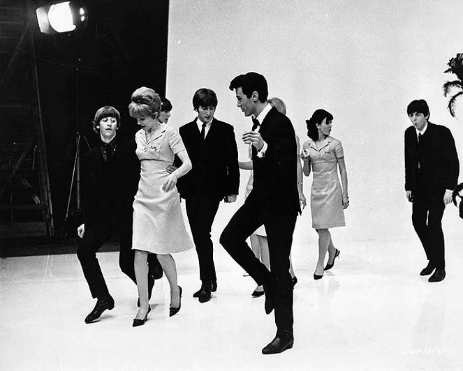 Os quatro Cabeleiras do Após-Calipso - Do filme - Ringo Starr, John Lennon, Paul McCartney