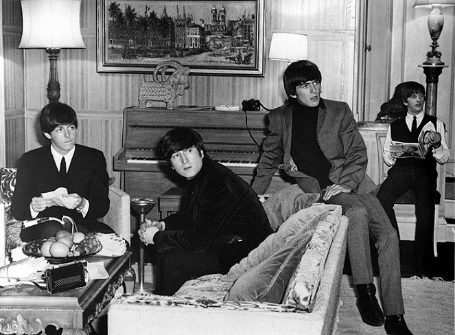 Perný den - Z filmu - Paul McCartney, John Lennon, George Harrison, Ringo Starr