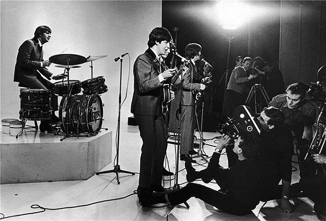 Os quatro Cabeleiras do Após-Calipso - Do filme - Ringo Starr, Paul McCartney