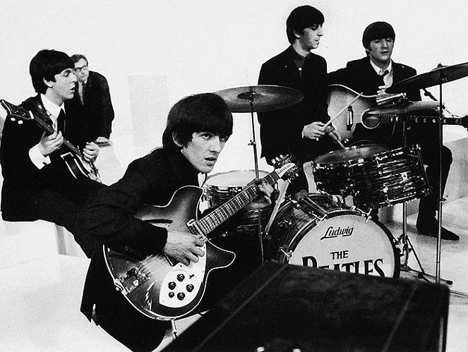 The Beatles - A Hard Day's Night - Filmfotos - Paul McCartney, George Harrison, Ringo Starr, John Lennon