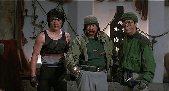 Interes na kółkach - Z filmu - Jackie Chan, Sammo Hung, Biao Yuen