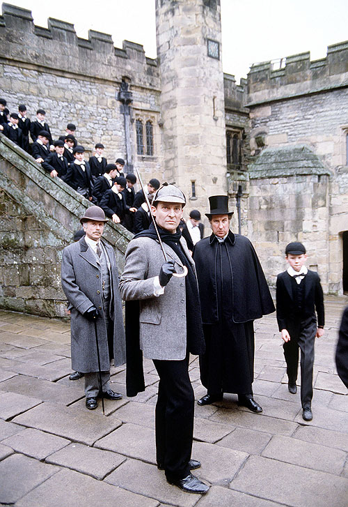 Sherlock Holmes visszatér - Filmfotók - Edward Hardwicke, Jeremy Brett