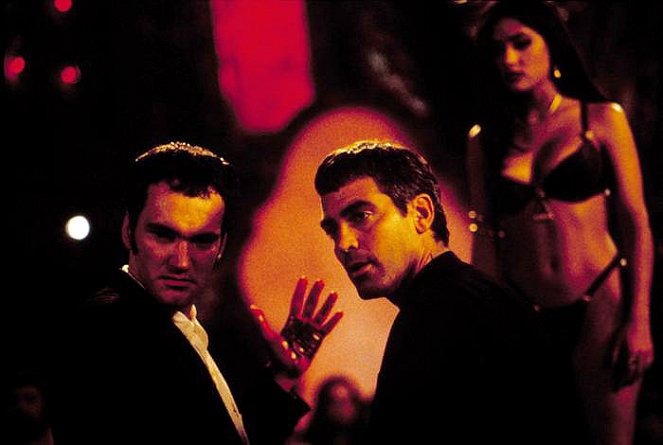 Aberto Até de Madrugada - Do filme - Quentin Tarantino, George Clooney, Salma Hayek