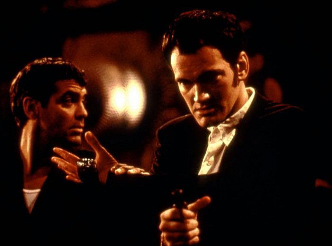 Alkonyattól pirkadatig - Filmfotók - George Clooney, Quentin Tarantino