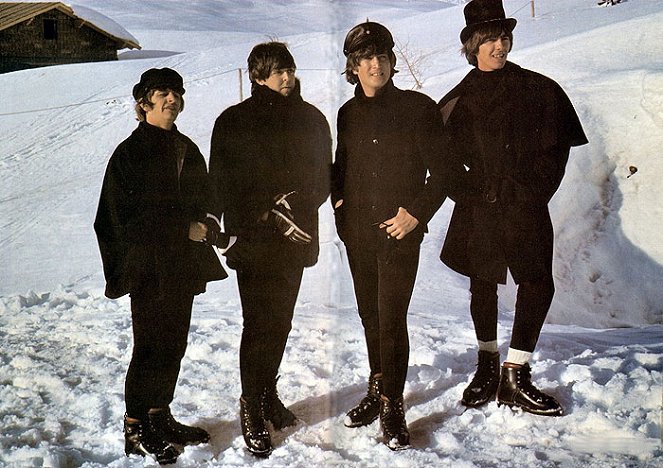 Segítség! - Filmfotók - Ringo Starr, Paul McCartney, John Lennon, George Harrison