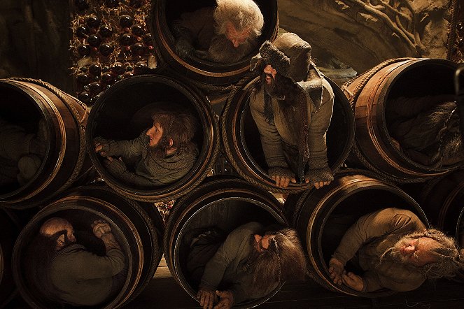 Hobbit: Pustkowie Smauga - Z filmu - Graham McTavish, Adam Brown, John Callen, Jed Brophy, James Nesbitt, Mark Hadlow