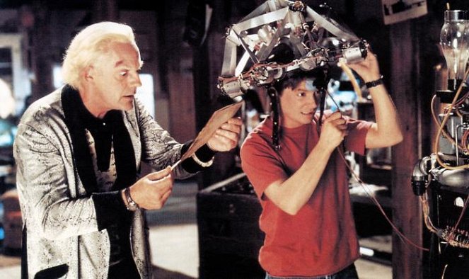 Paluu tulevaisuuteen III - Kuvat elokuvasta - Christopher Lloyd, Michael J. Fox
