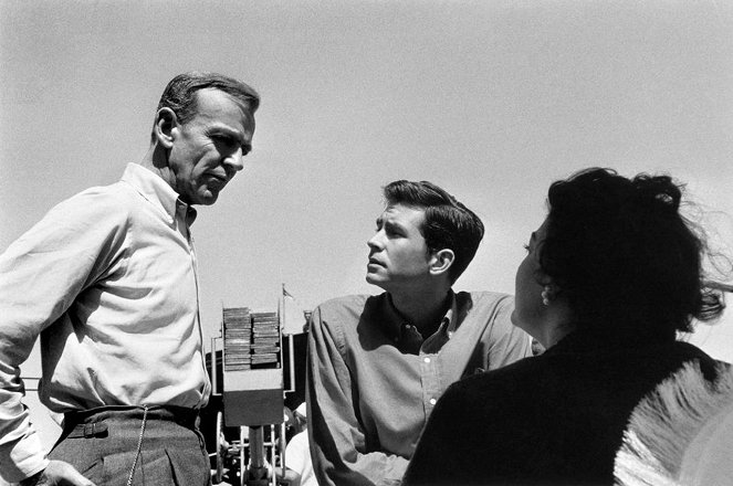 Na břehu - Z natáčení - Fred Astaire, Anthony Perkins, Ava Gardner