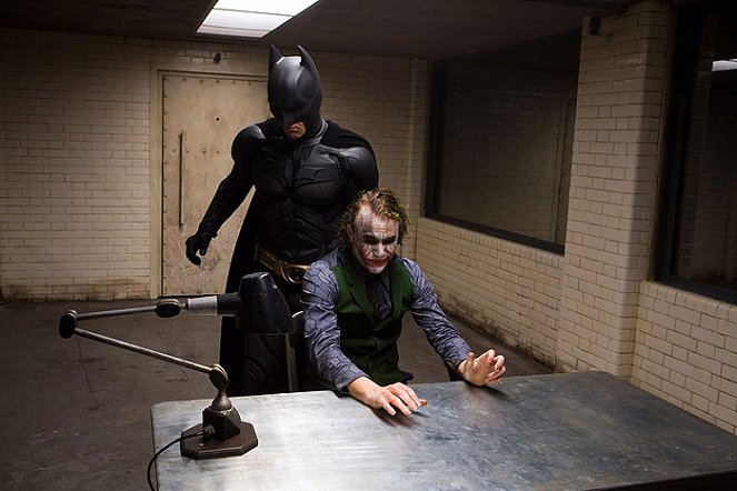 The Dark Knight - Filmfotos - Christian Bale, Heath Ledger
