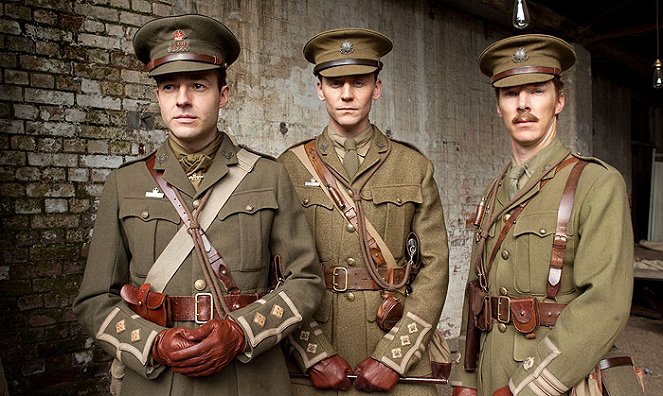 Válečný kůň - Z filmu - Patrick Kennedy, Tom Hiddleston, Benedict Cumberbatch