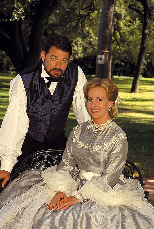 Norte y Sur - Book III: Heaven & Hell - Promoción - Jonathan Frakes, Genie Francis