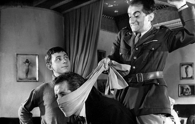 O délku hlavy - Z filmu - Jacques Duby, Hubert Deschamps, Louis de Funès