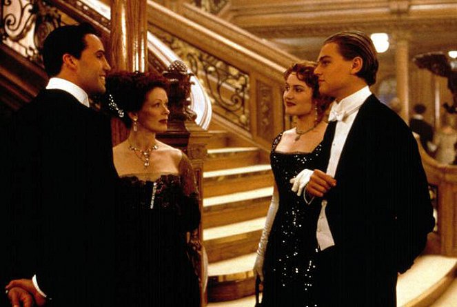 Titanic - Z filmu - Billy Zane, Frances Fisher, Kate Winslet, Leonardo DiCaprio