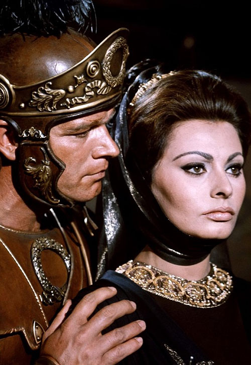 A Queda do Império Romano - Do filme - Stephen Boyd, Sophia Loren