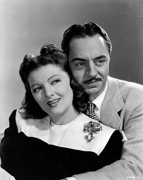 La sombra del hombre delgado - Promoción - Myrna Loy, William Powell