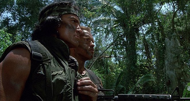 Predator - Filmfotos - Sonny Landham, Arnold Schwarzenegger