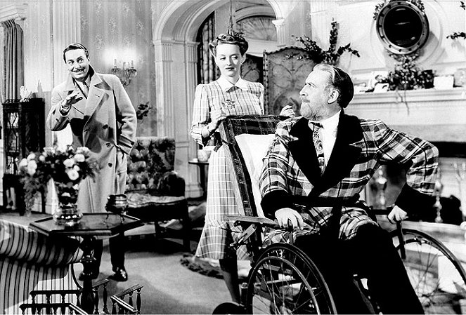 El hombre que vino a cenar - De la película - Reginald Gardiner, Bette Davis, Monty Woolley