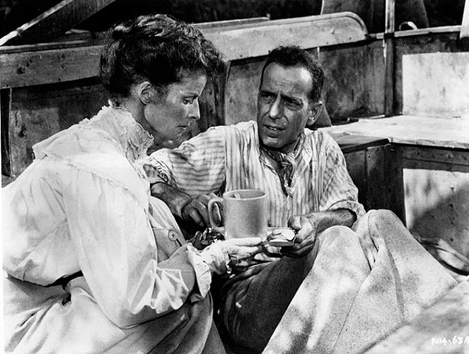 Africká Kráľovná - Z filmu - Katharine Hepburn, Humphrey Bogart