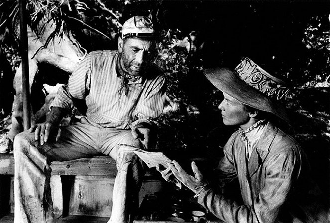 Africká Kráľovná - Z filmu - Humphrey Bogart, Katharine Hepburn