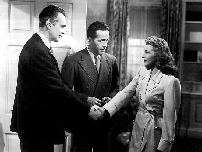 Acción en el Atlántico Norte - De la película - Raymond Massey, Humphrey Bogart, Julie Bishop