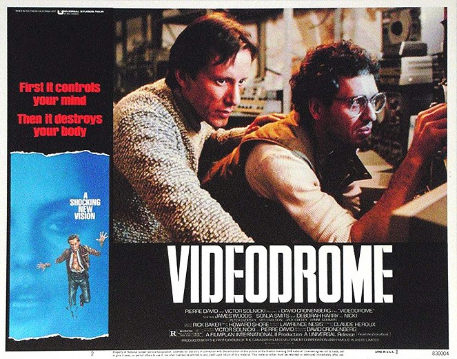 Videodrome - Fotocromos - James Woods, Peter Dvorsky