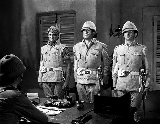 Gunga Din - Z filmu - Cary Grant, Victor McLaglen, Douglas Fairbanks Jr.