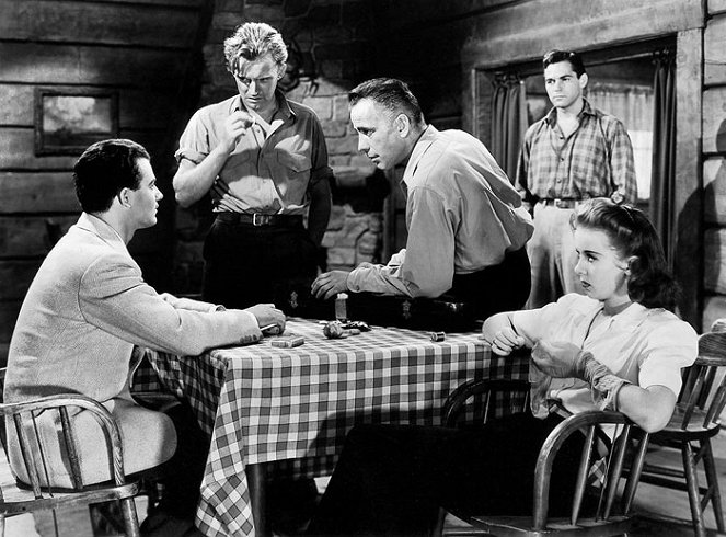 Vysoko v horách - Z filmu - Arthur Kennedy, Humphrey Bogart, Alan Curtis, Ida Lupino