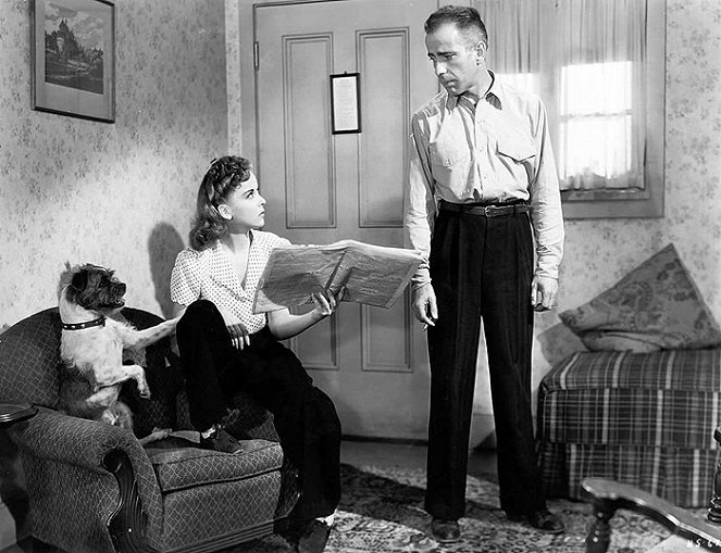 El último refugio - De la película - Zero el perro, Ida Lupino, Humphrey Bogart