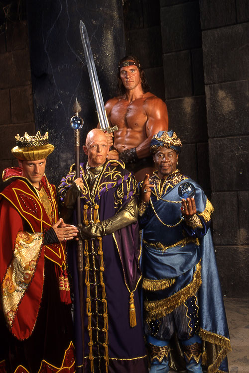 Conan, der Abenteurer - Werbefoto - Michael Berryman, Ralf Moeller