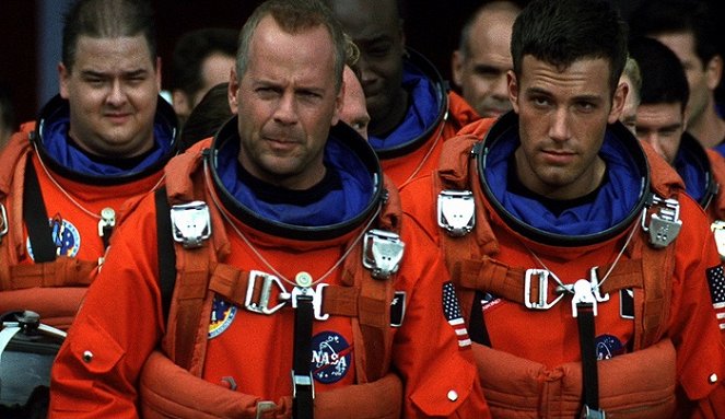 Armageddon - Z filmu - Bruce Willis, Ben Affleck