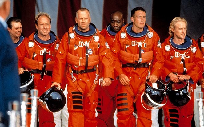 Armageddon - Filmfotók - Steve Buscemi, Will Patton, Bruce Willis, Michael Clarke Duncan, Ben Affleck, Owen Wilson