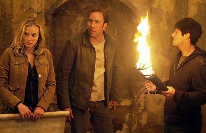 Honba za pokladom Templárov - Z filmu - Diane Kruger, Nicolas Cage, Justin Bartha
