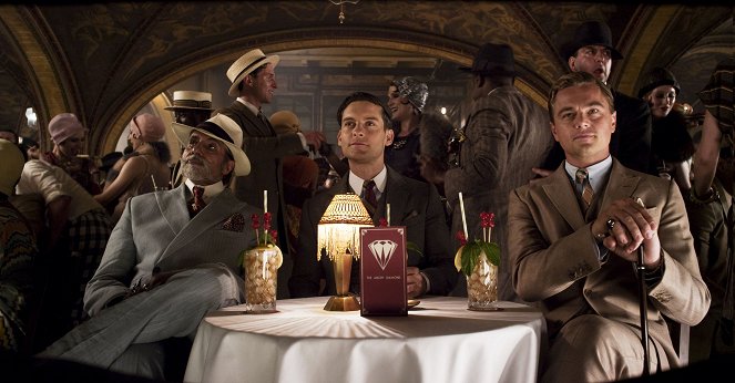 A nagy Gatsby - Filmfotók - Amitabh Bachchan, Tobey Maguire, Leonardo DiCaprio