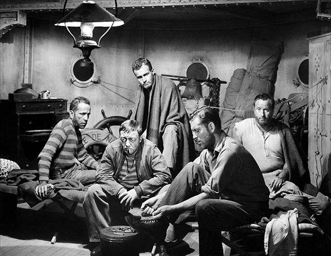Passagem Para Marselha - Do filme - Humphrey Bogart, Peter Lorre, George Tobias