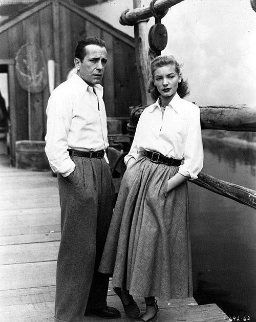 Gangster in Key Largo - Filmfotos - Humphrey Bogart, Lauren Bacall