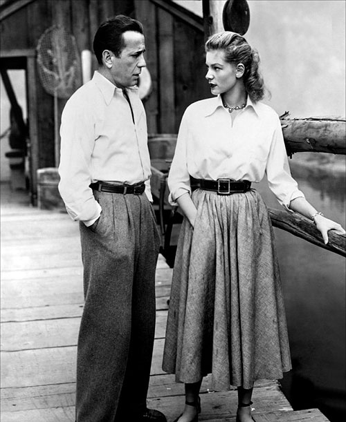 Gangster in Key Largo - Filmfotos - Humphrey Bogart, Lauren Bacall