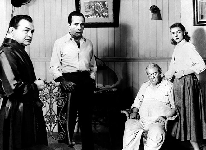 Gangster in Key Largo - Filmfotos - Edward G. Robinson, Humphrey Bogart, Lionel Barrymore, Lauren Bacall