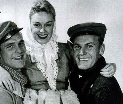 Hans Brinker and the Silver Skates - Promoción - Dick Button, Peggy King, Tab Hunter