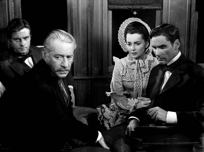 Land der Gottlosen - Filmfotos - William Lundigan, Henry O'Neill, Olivia de Havilland, Errol Flynn