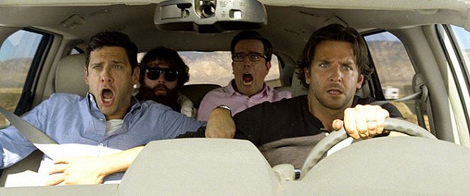 The Hangover Part III - Van film - Justin Bartha, Zach Galifianakis, Ed Helms, Bradley Cooper