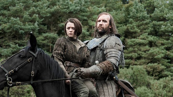 Game of Thrones - The Rains of Castamere - Photos - Maisie Williams, Rory McCann