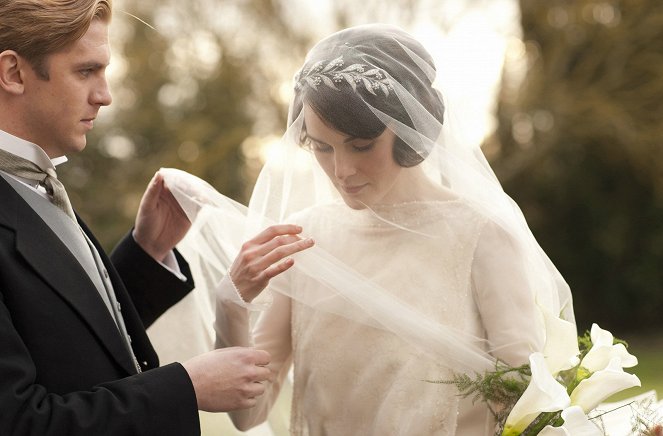 Downton Abbey - Hochzeit auf Downton - Filmfotos - Dan Stevens, Michelle Dockery