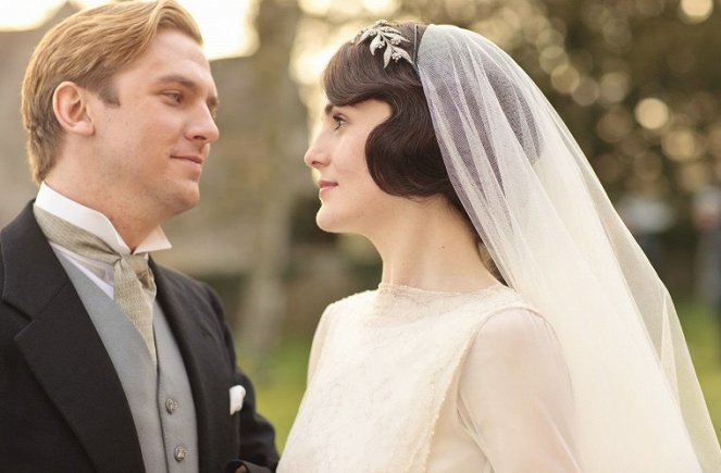 Downton Abbey - Season 3 - Hochzeit auf Downton - Filmfotos - Dan Stevens, Michelle Dockery