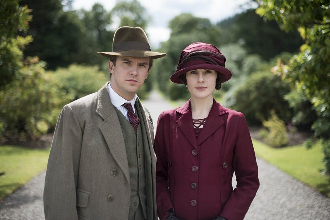 Downton Abbey - Forgatási fotók - Dan Stevens, Michelle Dockery