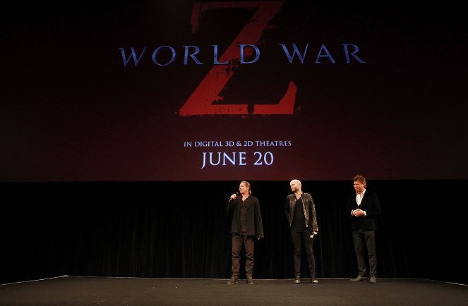 World War Z - Événements - Brad Pitt, Marc Forster